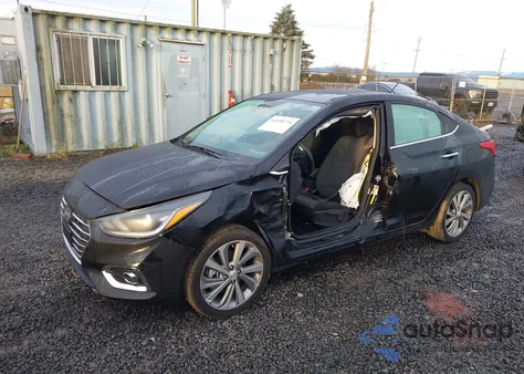 2022 Hyundai Accent Limited z USA, uszkodzony, nr VIN 3KPC34A60NE169626